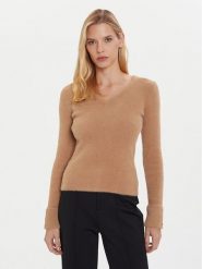 Morgan Sweter 212-MOOVE Brązowy Regular Fit. Brązowe swetry Morgan, m, bez wzorów, z syntetyku, bez ramiączek. Za 209.99 zł.