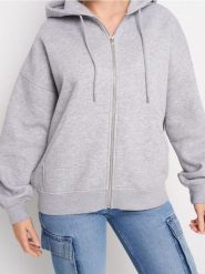 Bluza z kapturem - szary. Szare bluzy Sinsay, l, bez wzorów, z kapturem. Za 49.99 zł.