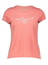Mizuno Koszulka sportowa w kolorze jasnoróżowym rozmiar: XS. Różowe koszulki sportowe Mizuno, bez wzorów, bez ramiączek, outdoorowe. Za 52.79 zł.