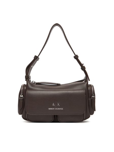Armani Exchange Torebka XW000405 AF12589 U6304 Brązowy. Brązowe torebki klasyczne Armani Exchange, bez wzorów, ze skóry, bez dodatków. Za 629.99 zł.