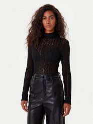 BARDOT Body Vezza Floral 57194TB1 Czarny. Czarne body Bardot, bez wzorów, z syntetyku. Za 399.99 zł.