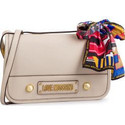 Torebka LOVE MOSCHINO - JC4035PP17LD0110 Avorio. Brązowe listonoszki Love Moschino, bez wzorów, ze skóry ekologicznej, bez dodatków. W wyprzedaży za 429.00 zł.