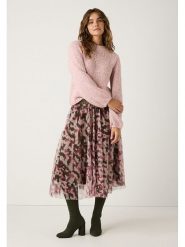 More & More Sweter w kolorze jasnoróżowym rozmiar: 44. Różowe swetry More & More, bez wzorów, ze splotem, bez ramiączek. Za 144.24 zł.