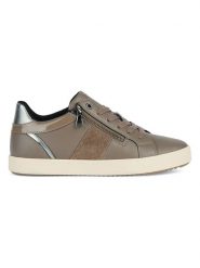Geox Sneakersy "Blomiee" w kolorze khaki rozmiar: 36. Brązowe trampki Geox, bez wzorów, z materiału, bez zapięcia. Za 140.86 zł.