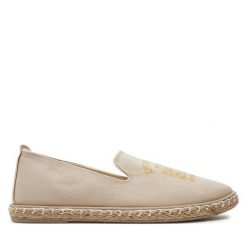 Espadryle Lee Cooper. Brązowe espadryle Lee Cooper, bez wzorów, bez obcasa, bez zapięcia. Za 59.99 zł.