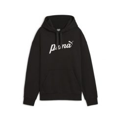 Bluza damska z kapturem Puma ESS+ Script. Białe bluzy Puma, l, bez wzorów, z kapturem. Za 238.30 zł.