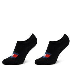 Skarpety stopki unisex Tommy Hilfiger. Czarne skarpety TOMMY HILFIGER, bez wzorów. Za 59.99 zł.