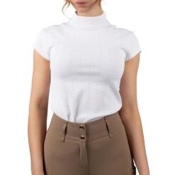 Damska koszulka do jazdy konnej PS of Sweden Dinja X. Białe bluzki PS OF SWEDEN, bez wzorów, sportowe, bez kołnierzyka, bez ramiączek. Za 389.00 zł.