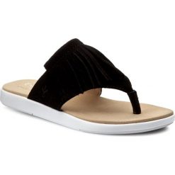 Japonki EMU AUSTRALIA - Iris W11449 Black. Czarne klapki EMU Australia, bez wzorów, z materiału, bez obcasa. W wyprzedaży za 159.00 zł.