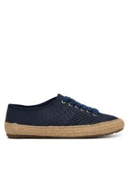EMU Australia Espadryle Agonis Mac W12469 Granatowy. Niebieskie espadryle EMU Australia, bez wzorów, z materiału, bez obcasa, bez zapięcia. Za 338.99 zł.