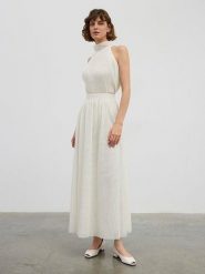 BGN Spódnica w kolorze kremowym rozmiar: 40. Brązowe spódnice BGN, na co dzień, bez wzorów, z tiulu, maxi, proste. Za 65.99 zł.