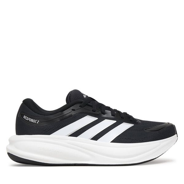 Buty do biegania adidas. Czarne obuwie sportowe Adidas, bez zapięcia, do biegania. Za 299.99 zł.