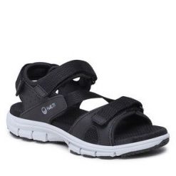 Sandały Halti. Szare sandały HALTI, bez wzorów, bez obcasa, na płaskiej podeszwie, bez zapięcia. Za 169.99 zł.