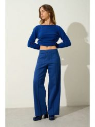 AUTHENTIC CASHMERE Kaszmirowy sweter "Criou" w kolorze niebieskim rozmiar: M. Niebieskie swetry AUTHENTIC CASHMERE, m, bez wzorów, z kaszmiru, bez ramiączek. Za 247.99 zł.