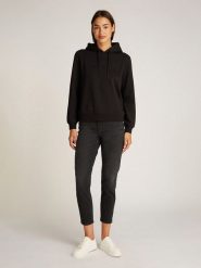 CALVIN KLEIN JEANS Bluza w kolorze czarnym rozmiar: XL. Czarne bluzy Calvin Klein Jeans, xl, bez wzorów, z jeansu, z kapturem. Za 202.03 zł.