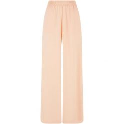 Damskie spodnie z szeroką nogawką z wiskozy Urban Classics. Zielone spodnie dresowe Urban Classics, bez wzorów, z wiskozy. Za 206.00 zł.