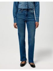 Wrangler Jeansy STRAIGHT Niebieski Straight Leg. Niebieskie jeansy Wrangler, bez wzorów. Za 399.00 zł.