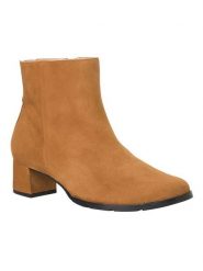 HASSIA Skórzane botki "Milano" w kolorze jasnobrązowym rozmiar: 40. Brązowe botki HASSIA, bez wzorów, ze skóry, bez obcasa, bez zapięcia. Za 404.99 zł.