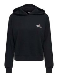 ONLY Bluza w kolorze czarnym rozmiar: S. Czarne bluzy Only, s, bez wzorów, z kapturem. Za 134.45 zł.