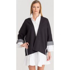 KARDIGAN Armani Exchange. Czarne kardigany Armani Exchange, l, bez wzorów, z dzianiny. Za 389.40 zł.