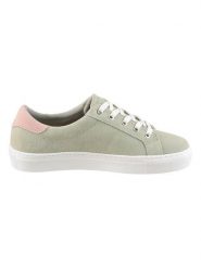 Heine Skórzane sneakersy w kolorze jasnoróżowo-miętowo-białym rozmiar: 36. Różowe trampki Heine, bez wzorów, bez zapięcia. Za 89.95 zł.