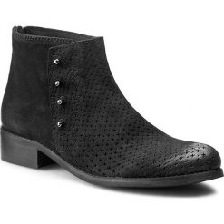 Botki WITTCHEN - 81-D-305-1 Nero. Czarne botki Wittchen, bez wzorów, ze skóry, bez obcasa, na obcasie, bez zapięcia. W wyprzedaży za 409.00 zł.