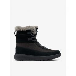 Buty zimowe damskie Columbia Slopeside Peak Luxe. Czarne trekkingi Columbia, trekkingowe. Za 361.99 zł.