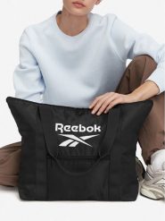 Reebok Torebka CWBEO-RBK-M-013-10 Czarny. Czarne shopper Reebok, bez wzorów, z materiału, bez dodatków. Za 79.99 zł.