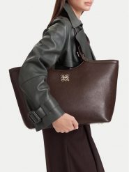 Nine West Torebka CEO-PEARL LINE-LDA9339 Brązowy. Brązowe shopper Nine West, bez wzorów, bez dodatków. Za 259.99 zł.