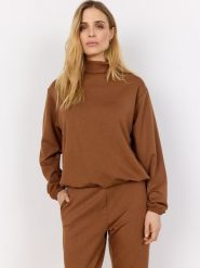 Soyaconcept® Bluza - SC-Banu Kobiety Sztuczne włókno brązowy, XXL. Brązowe bluzy xxl, bez wzorów, z włókna, bez kaptura. Za 249.95 zł.