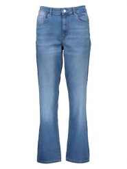 ONLY Dżinsy - Regular fit - w kolorze niebieskim rozmiar: 46/L30. Niebieskie jeansy Only, l, z aplikacjami, z podwyższonym stanem. Za 127.35 zł.