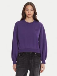 PINKO Bluza Maliardo 105510 A2RB Fioletowy Regular Fit. Fioletowe bluzy Pinko, s, bez wzorów, z bawełny, bez kaptura. Za 809.99 zł.