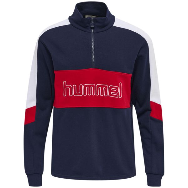 Bluza z zamkiem 1/2 Hummel IC Claude. Niebieskie bluzy Hummel, xs, bez wzorów, bez kaptura. W wyprzedaży za 235.50 zł.