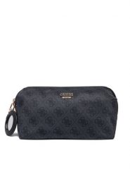 Guess Kosmetyczka Adrian Logo Travel TWNB21 68851 Szary ciemny. Szare kufry i kosmetyczki Guess, z aplikacjami, z materiału, bez dodatków. Za 264.99 zł.