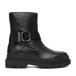 Botki G-Star Raw. Czarne botki G-Star Raw, bez wzorów, bez obcasa, na płaskiej podeszwie, bez zapięcia. Za 439.99 zł.