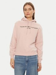 Tommy Hilfiger Bluza Modern WW0WW43598 Różowy Regular Fit. Czerwone bluzy TOMMY HILFIGER, s, bez wzorów, z syntetyku, bez kaptura. Za 299.99 zł.