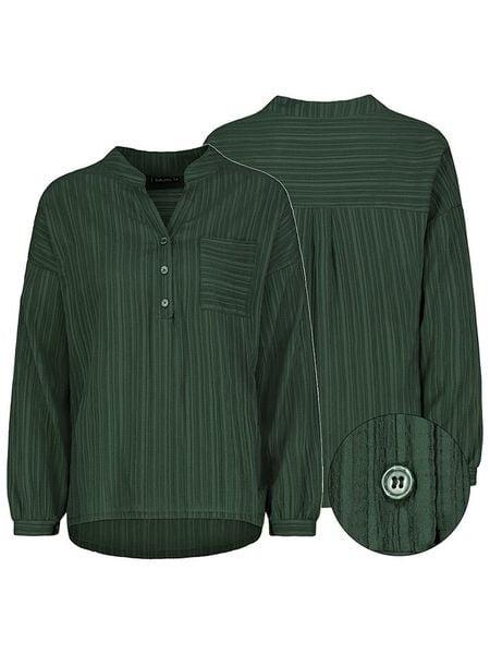 Sublevel Bluzka w kolorze ciemnozielonym rozmiar: S. Zielone bluzki Sublevel, s, bez wzorów, bez kołnierzyka, bez ramiączek. Za 65.54 zł.