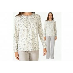 Piżama damska polarowa rozm. L P751258 – V24 Mink. Brązowe piżamy Massana Homewear, bez wzorów, z materiału, bez ramiączek. Za 283.00 zł.