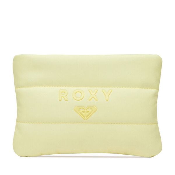 Kosmetyczka Roxy. Żółte kufry i kosmetyczki Roxy, bez wzorów, z materiału, bez dodatków. Za 69.99 zł.