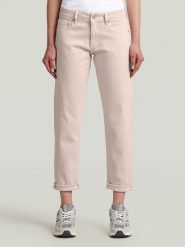 G-Star Dżinsy - Boyfriend fit - w kolorze jasnoróżowym rozmiar: W27/L30. Różowe jeansy G-Star, l, z aplikacjami. Za 226.77 zł.