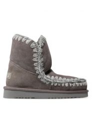 Mou Śniegowce Eskimo 18 FW101001A Szary. Szare trapery i śniegowce Mou, ze skóry. Za 979.99 zł.