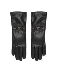 Liu Jo Rękawiczki Damskie 2F6054 E0002 Czarny. Czarne rękawiczki Liu Jo, bez wzorów, z dzianiny. Za 249.99 zł.