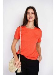 William de Faye Koszulka w kolorze pomarańczowym rozmiar: 42. Pomarańczowe bluzki William de Faye, bez wzorów, klasyczne, bez kołnierzyka, bez ramiączek. Za 56.99 zł.