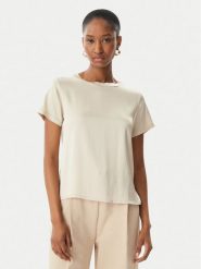 Maryley Bluzka 26EB820/35LA Beżowy jasny Regular Fit. Brązowe bluzki Maryley, xl, bez wzorów, z wiskozy, bez kołnierzyka, bez ramiączek. Za 239.99 zł.