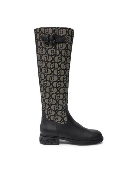 Liu Jo Kozaki Yogi 03 SF4019 TX438 Czarny. Czarne kozaki Liu Jo, z materiału, bez obcasa, na płaskiej podeszwie, bez zapięcia. Za 1,099.00 zł.