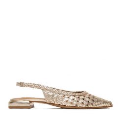 Baleriny MEXX. Żółte baleriny Mexx, bez wzorów, bez obcasa. Za 329.99 zł.