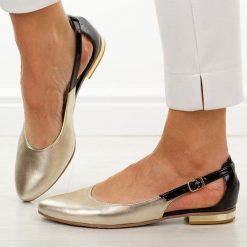 Złote skórzane Polskie baleriny damskie Gregors 699. Żółte baleriny GREGORS, bez wzorów, z jeansu, bez obcasa, na obcasie. Za 399.00 zł.