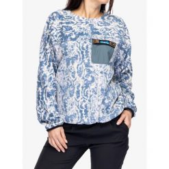 Bluza polarowa damska Kavu Kelowna. Niebieskie bluzy KAVU, xs, bez wzorów, z polaru, bez kaptura. Za 251.99 zł.