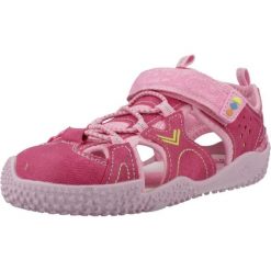Sandały PABLOSKY 985870P Rose. Czerwone sandały PABLOSKY, bez wzorów, z syntetyku, sportowe, bez obcasa, bez zapięcia. Za 149.99 zł.