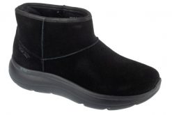 Buty zimowe damskie, Slip-Ins: On-The-GO Encore - Blair. Czarne trekkingi Skechers, z materiału, trekkingowe. Za 299.99 zł.